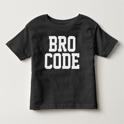 BRO CODE KLEINKIND T-SHIRT (Vorderseite)