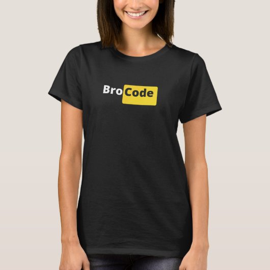Bro-Code T-Shirt (Vorderseite)