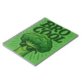 Bro Cool Broccoli-Notebook Notizblock (Linke Seite)