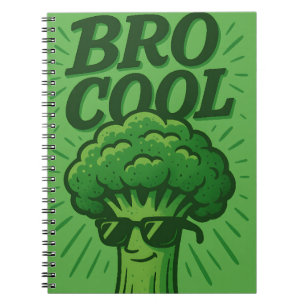 Bro Cool Broccoli-Notebook Notizblock