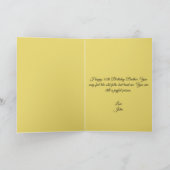 Bro Elegant Gold Custom Brother 50. Geburtstag Karte (Innenseite)