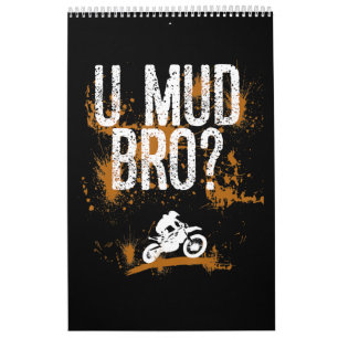 Bro Homie Dude Motorräder Matschen Kalender