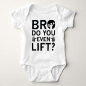 Bro Hubst du überhaupt? Baby Strampler (Vorderseite)