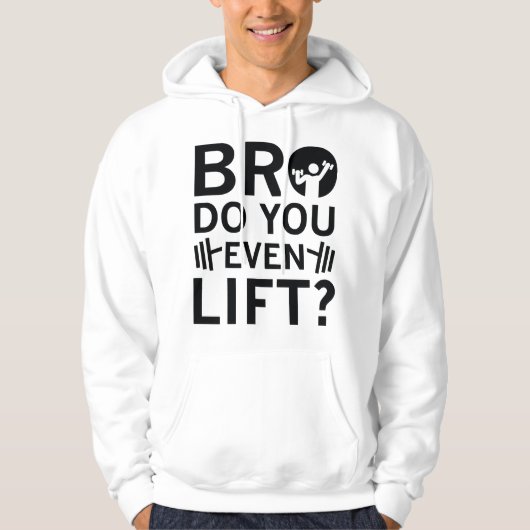 Bro Hubst du überhaupt? Hoodie (Vorderseite)