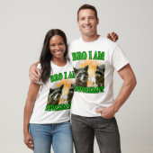 Bro I am intolerant Laktoseintoleranz Waschbär T-Shirt (Unisex)