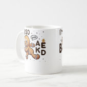 Bro Ich Bin So Verbacken Laufender Lebkuchenmann L Kaffeetasse (Vorderseite Links)