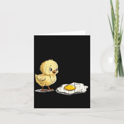 Bro Is That You, Funny Chick And Egg Karte (Vorderseite)