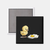 Bro Is That You, Funny Chick And Egg Magnet (Vorderseite/Rückseite)