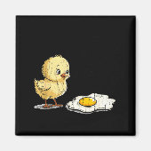 Bro Is That You, Funny Chick And Egg  Magnet (Vorne)