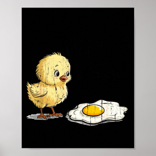 Bro Is That You, Funny Chick And Egg  Poster (Vorne)