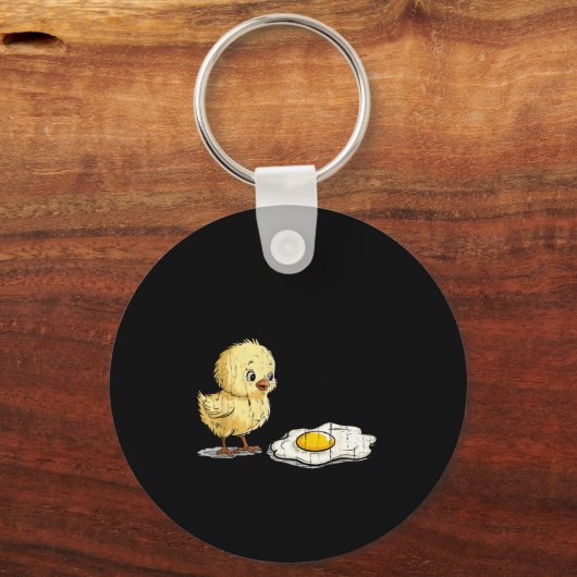 Bro Is That You, Funny Chick And Egg Schlüsselanhänger (Vorderseite)