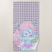 Bro- Karo ich für Ticken Badetuch (kein Text) (Vorderseite)