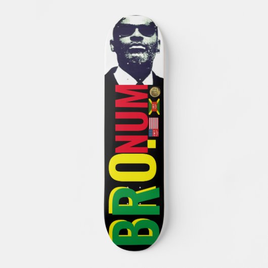 BRO NUM OFFIZIELL Skateboard (Vorderseite)