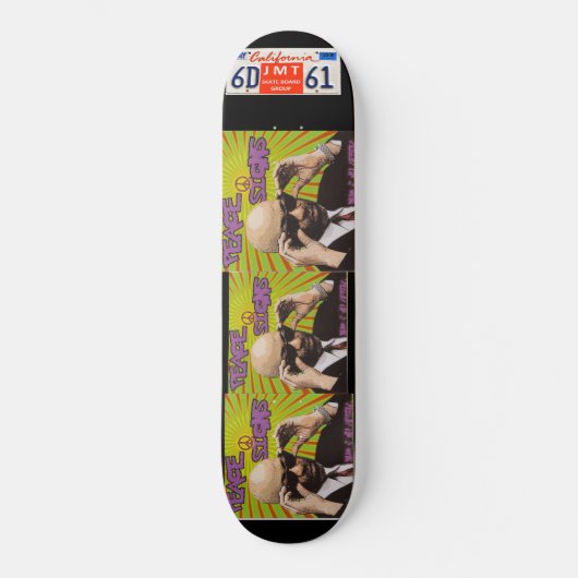 BRO NUM PEACE SIGNS Skateboard (Vorderseite)