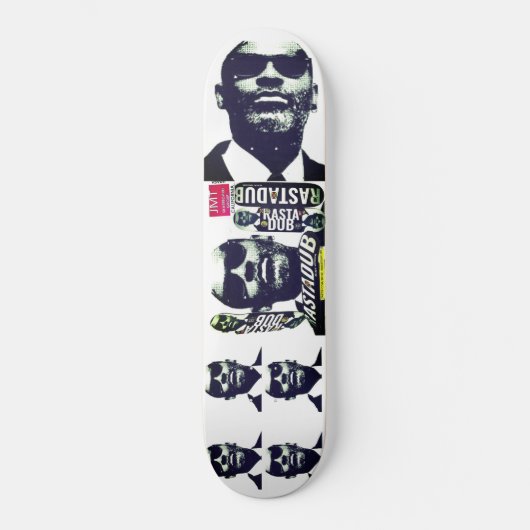 BRO NUM RASTA DUB Skateboard (Vorderseite)
