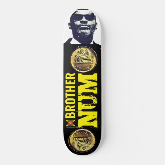 BRO NUM RASTADUB Skateboard (Vorderseite)