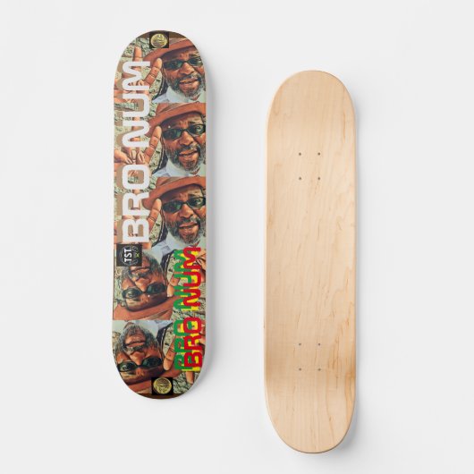 BRO NUM TRIBUTE JMT 7 3/4" Skateboarddecke Skateboard (Vorderseite)