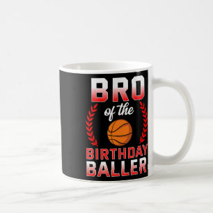 Bro of the Birthday Boy Bysketbyll Bday Celebratio Kaffeetasse