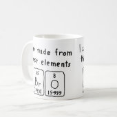 Bro Periodenname Tasse (Vorderseite Links)