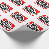 Bro, treiben Sie sogar? Geschenkpapier (Ecke)
