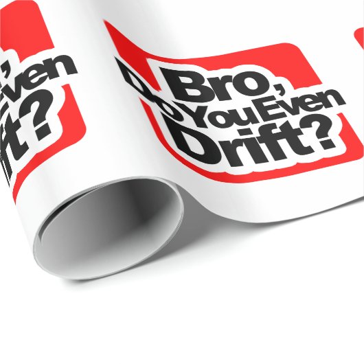 Bro, treiben Sie sogar? Geschenkpapier (Rolleneckpunkt)