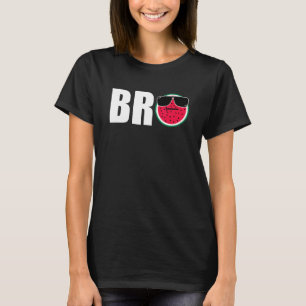 Bro Wassermelone Tropisches Sommer Obst Passende T-Shirt