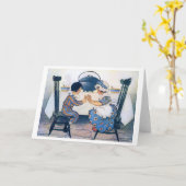 Broad Bean Soup, Jessie Willcox Smith Karte (Gelbe Blume)