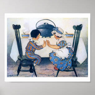 Broad Bean Soup, Jessie Willcox Smith Poster