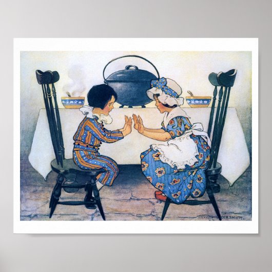 Broad Bean Soup, Jessie Willcox Smith Poster (Vorne)