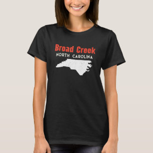 Broad Creek und Brogden North Carolina USA Staat A T-Shirt
