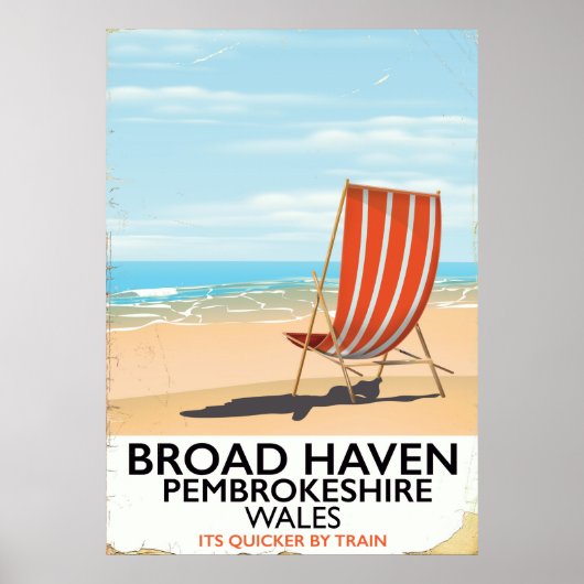 Broad Haven, Pembrokeshire, Wales Poster (Vorne)