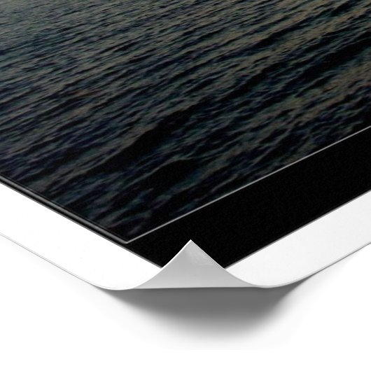 Broad River bei Sonnenuntergang Poster (Ecke)