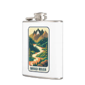 Broad River North Carolina South Carolina Colors Flachmann (Links)