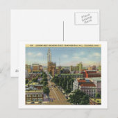 Broad St., Columbus, Ohio Postkarte (Vorne/Hinten)