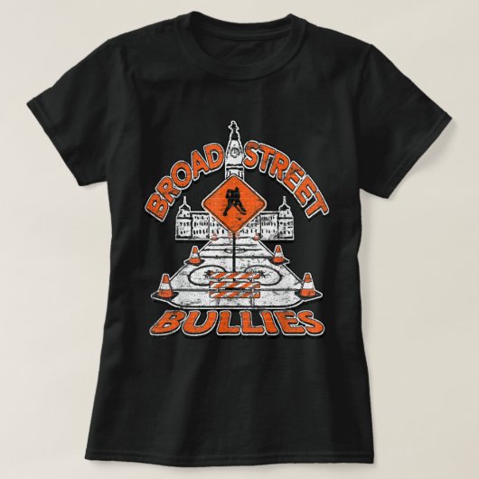 Broad Street Bullies Philadelphia Orange und Black T-Shirt (Design vorne)