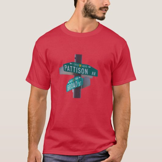 Broad und Pattison ist, wo Philly Sports passiert! T-Shirt (Vorderseite)