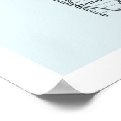 Broadgate Tower - Handgezeichnetes Poster (Ecke)