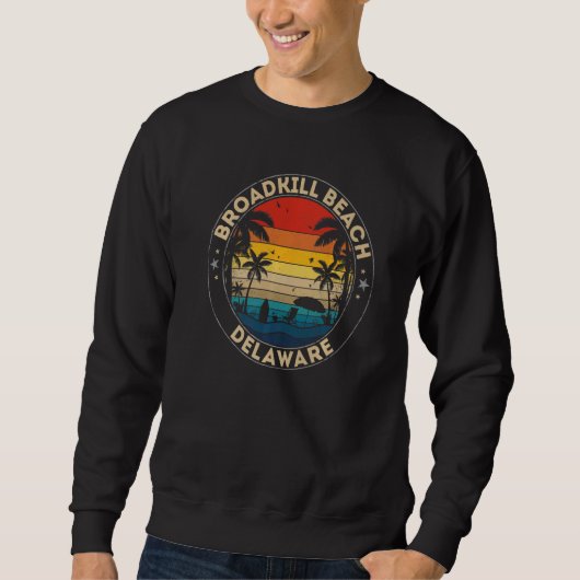Broadkill Beach Souvenir Delaware Erinnerung Sweatshirt (Vorderseite)