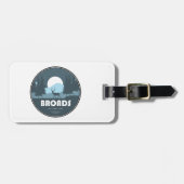 Broads National Park Deer Gepäckanhänger (Vorderseite horizontal)