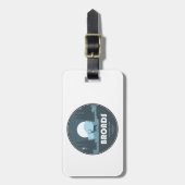 Broads National Park Deer Gepäckanhänger (Vorderseite vertikal)