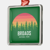 Broads National Park Rainbow Trees Ornament Aus Metall (Links)