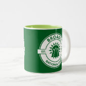 Broads National Park Sun Trees Zweifarbige Tasse (VorderseiteRechts)