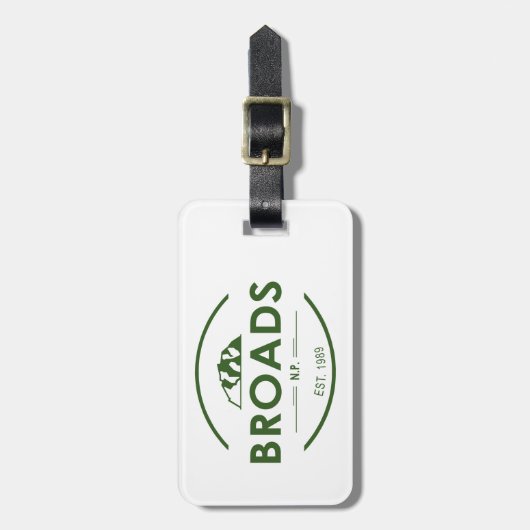 Broads Nationalpark Gepäckanhänger (Vorderseite vertikal)