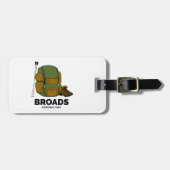 Broads Nationalpark - Rucksack Gepäckanhänger (Vorderseite horizontal)
