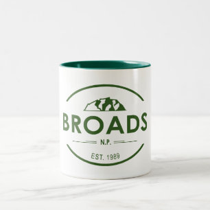 Broads Nationalpark Zweifarbige Tasse