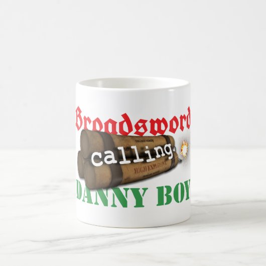 Broadsword, der Danny-Jungen anruft Kaffeetasse (Mittel)