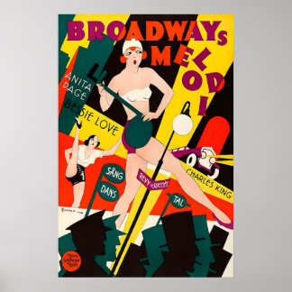 Broadway 1929 Filmplakat-Druck A5-A1 20er Klassike Poster