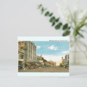 Broadway 1930 Gary, Indiana Postkarte (Stehend Vorderseite)