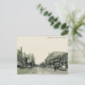 Broadway 1930s Gary, Indiana Postkarte (Stehend Vorderseite)