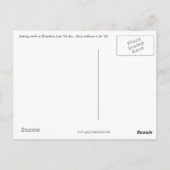 Broadway 1930s Gary, Indiana Postkarte (Rückseite)